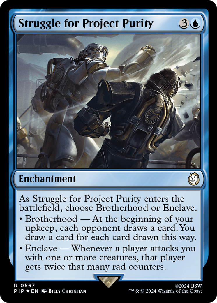 Struggle for Project Purity (Surge Foil) [Fallout] - Magic: The Gathering - Card Brawlers | Quebec | Canada |