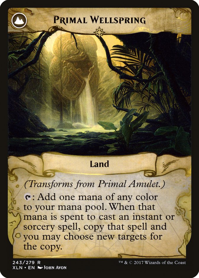 Primal Amulet // Primal Wellspring [Ixalan] - Magic: The Gathering - Card Brawlers | Quebec | Canada |