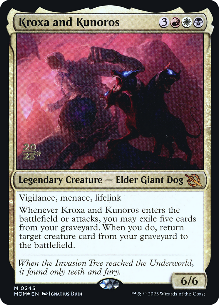 Kroxa and Kunoros [March of the Machine Prerelease Promos] - Magic: The Gathering - Card Brawlers | Quebec | Canada |