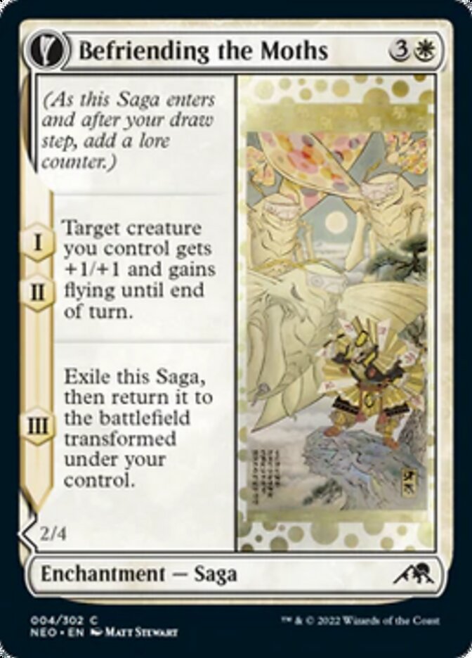 Befriending the Moths // Imperial Moth [Kamigawa: Neon Dynasty] - Magic: The Gathering - Card Brawlers | Quebec | Canada |