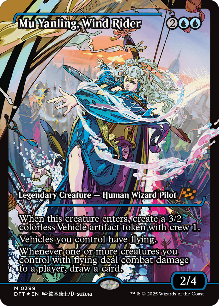 Mu Yanling, Wind Rider (Showcase) [Aetherdrift] - Magic: The Gathering - Card Brawlers | Quebec | Canada |