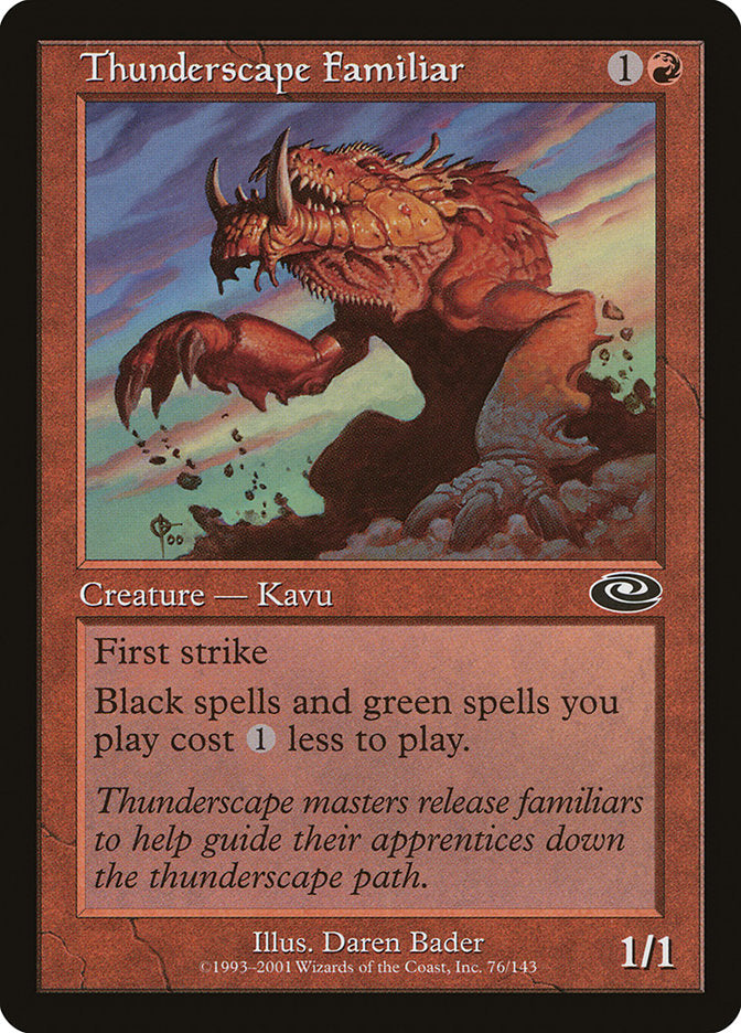 Thunderscape Familiar [Planeshift] - Magic: The Gathering - Card Brawlers | Quebec | Canada |