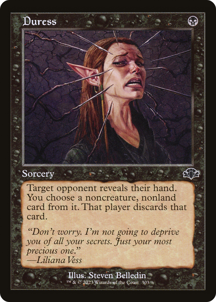 Duress (Retro) [Dominaria Remastered] - Magic: The Gathering - Card Brawlers | Quebec | Canada |