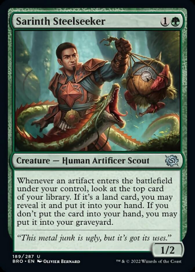 Sarinth Steelseeker [The Brothers' War] - Magic: The Gathering - Card Brawlers | Quebec | Canada |