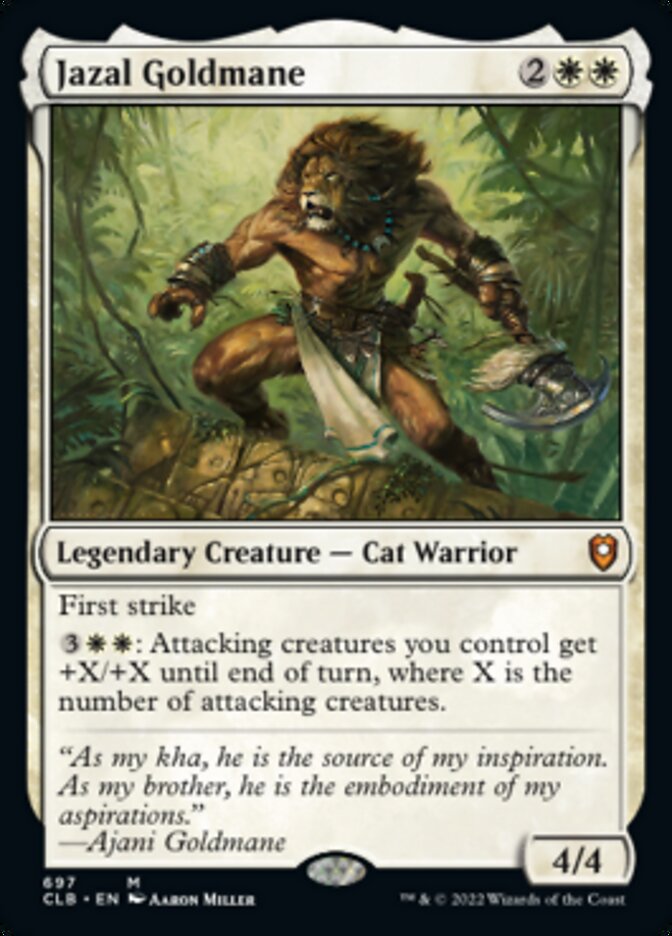 Jazal Goldmane [Commander Legends: Battle for Baldur's Gate] - Magic: The Gathering - Card Brawlers | Quebec | Canada |