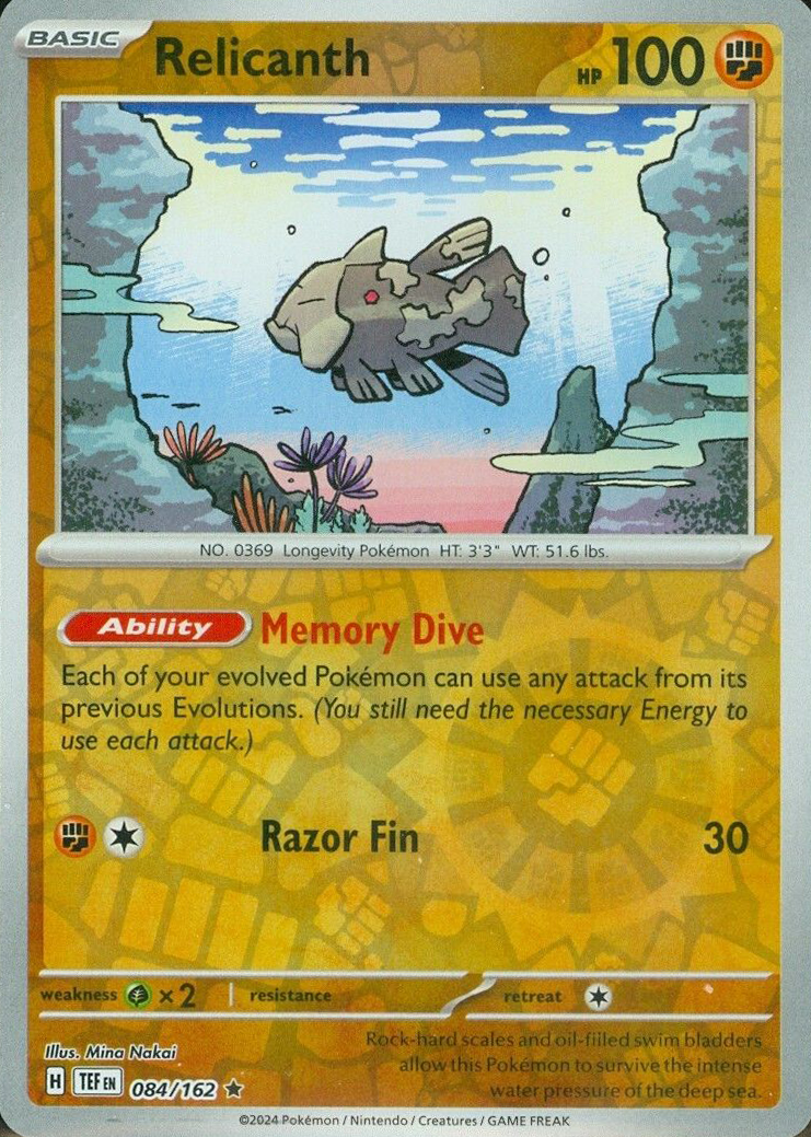 Relicanth (084/162) [Scarlet & Violet: Temporal Forces] - Pokémon - Card Brawlers | Quebec | Canada |