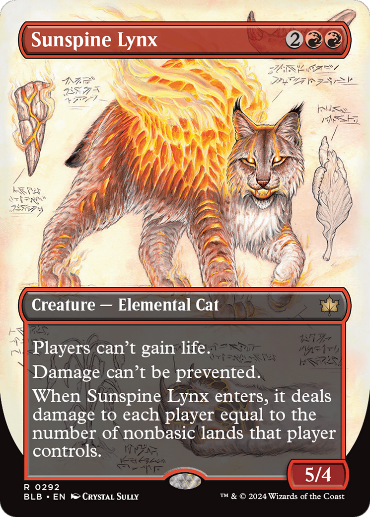 Sunspine Lynx (Borderless) [Bloomburrow] - Magic: The Gathering - Card Brawlers | Quebec | Canada |