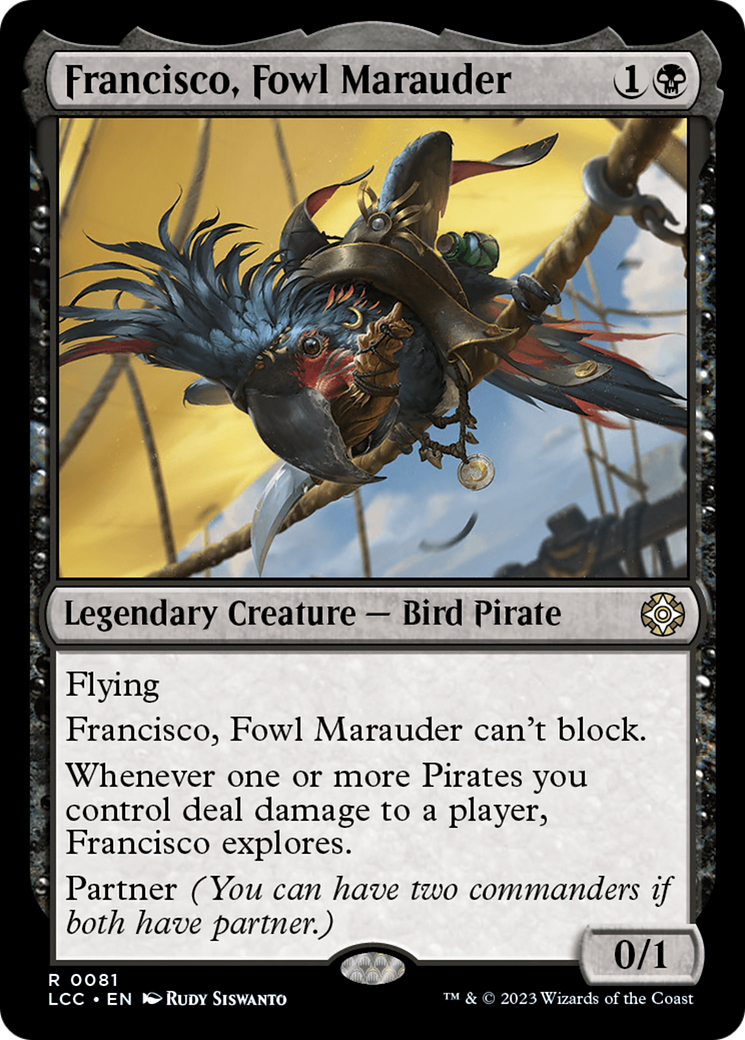 Francisco, Fowl Marauder [The Lost Caverns of Ixalan Commander] - Magic: The Gathering - Card Brawlers | Quebec | Canada |
