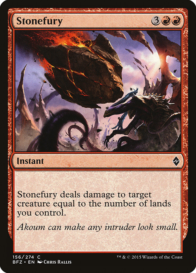 Stonefury [Battle for Zendikar] - Magic: The Gathering - Card Brawlers | Quebec | Canada |