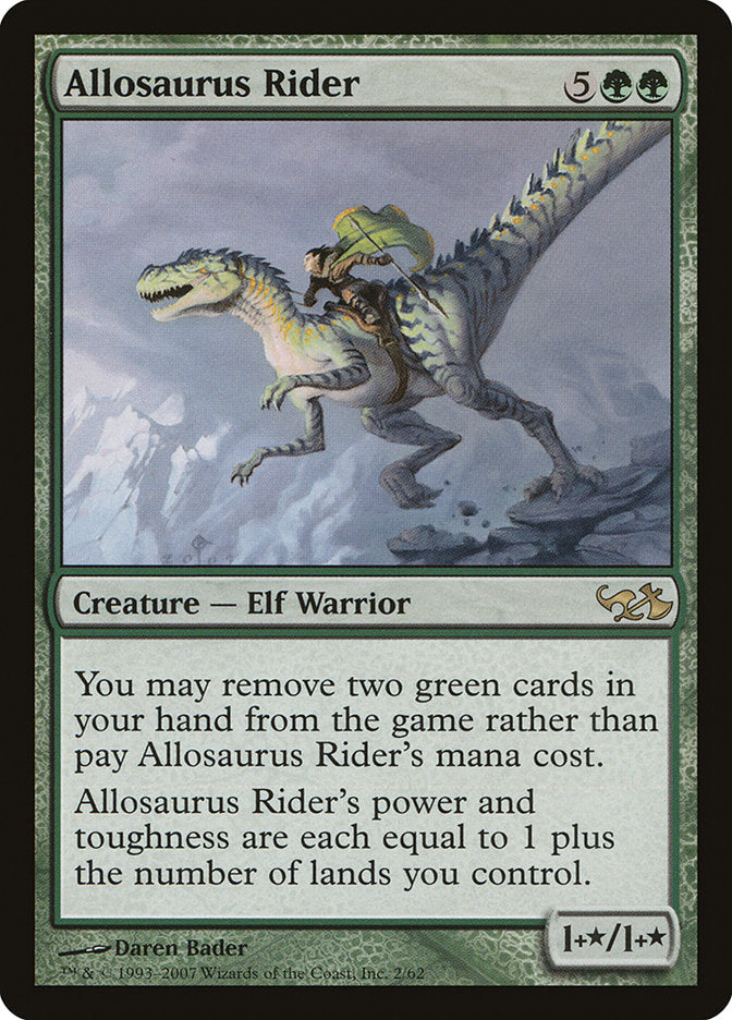 Allosaurus Rider [Duel Decks: Elves vs. Goblins] - Magic: The Gathering - Card Brawlers | Quebec | Canada |