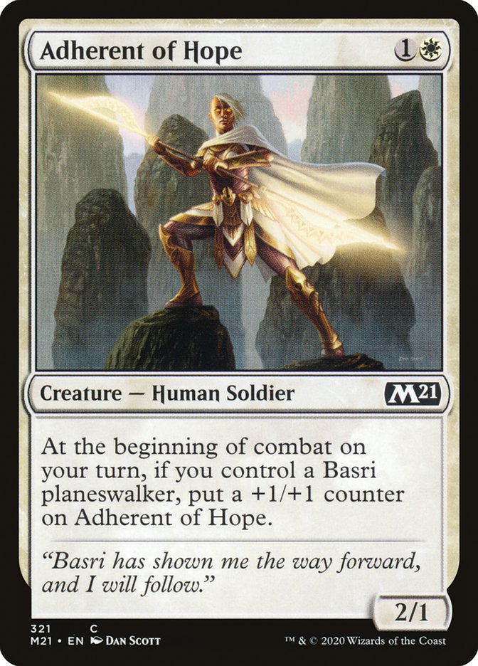 Adherent of Hope [Core Set 2021] - Magic: The Gathering - Card Brawlers | Quebec | Canada |