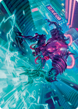 Surgehacker Mech Art Card [Kamigawa: Neon Dynasty Art Series] - Magic: The Gathering - Card Brawlers | Quebec | Canada |