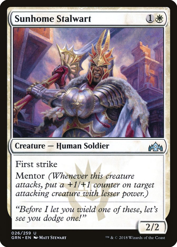 Sunhome Stalwart [Guilds of Ravnica] - Magic: The Gathering - Card Brawlers | Quebec | Canada |