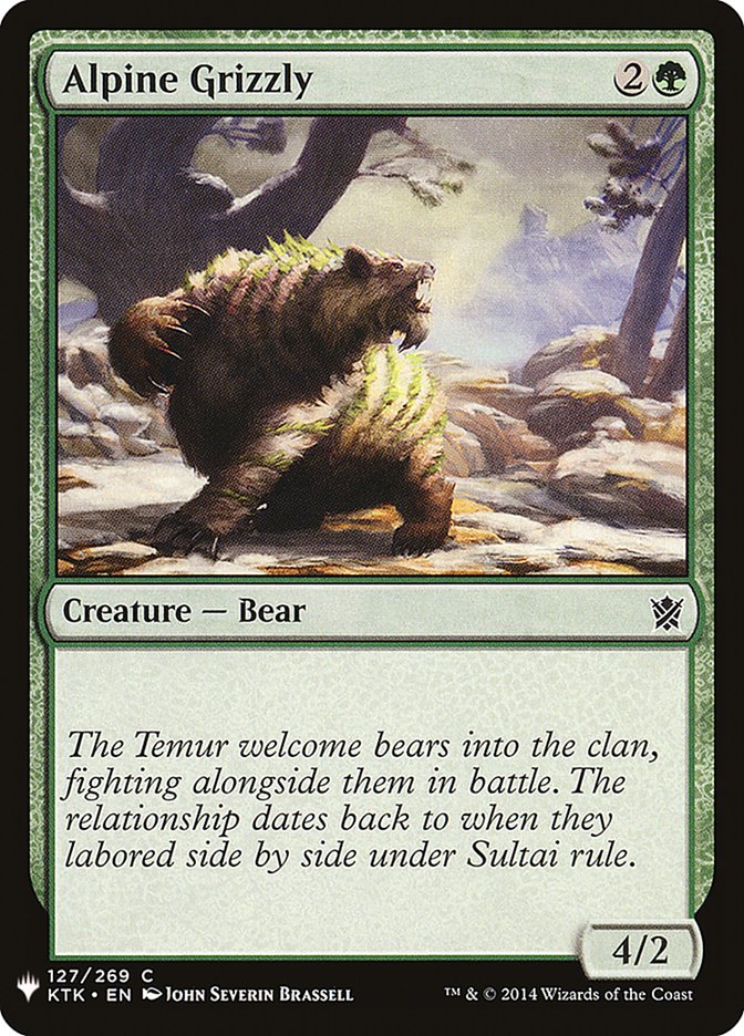 Alpine Grizzly [Mystery Booster] - Magic: The Gathering - Card Brawlers | Quebec | Canada |