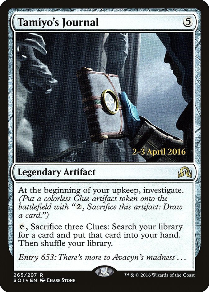 Tamiyo's Journal (Entry 653) [Shadows over Innistrad Promos] - Magic: The Gathering - Card Brawlers | Quebec | Canada |