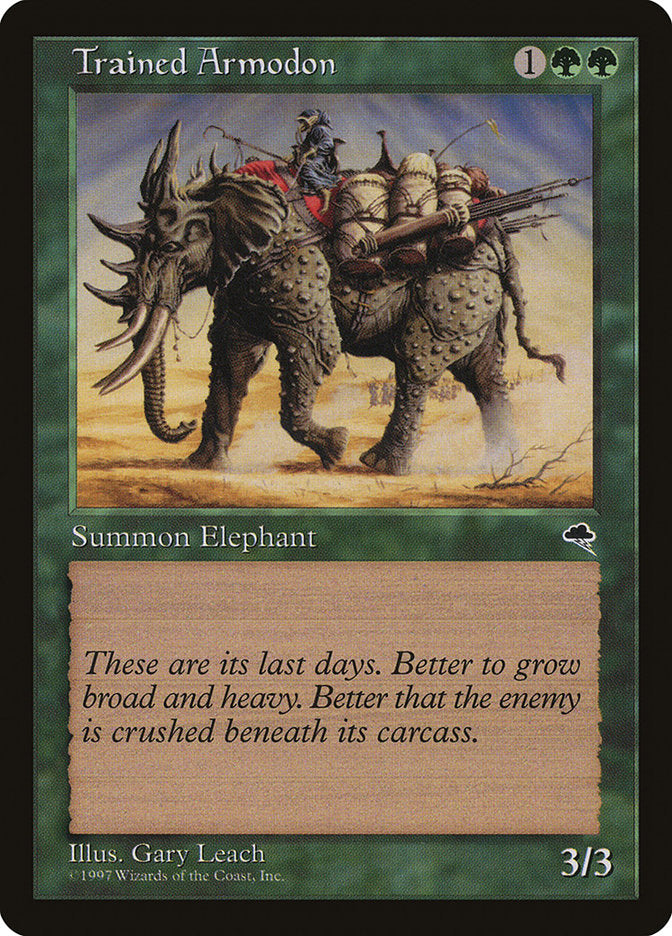 Trained Armodon [Tempest] - Magic: The Gathering - Card Brawlers | Quebec | Canada |