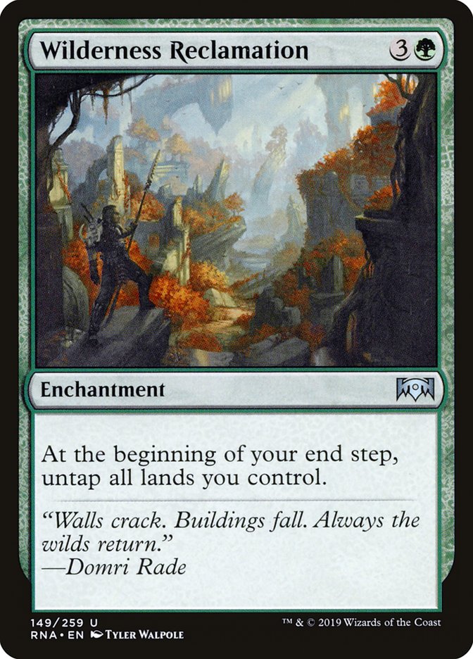 Wilderness Reclamation [Ravnica Allegiance] - Magic: The Gathering - Card Brawlers | Quebec | Canada |