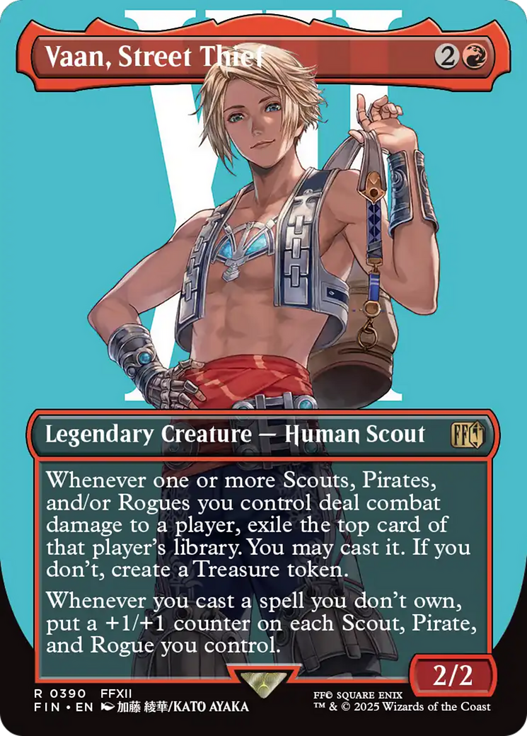 Vaan, Street Thief (Borderless) [FINAL FANTASY] - Magic: The Gathering - Card Brawlers | Quebec | Canada |