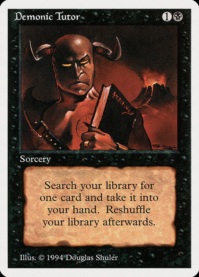 Demonic Tutor [Summer Magic / Edgar] - Magic: The Gathering - Card Brawlers | Quebec | Canada |