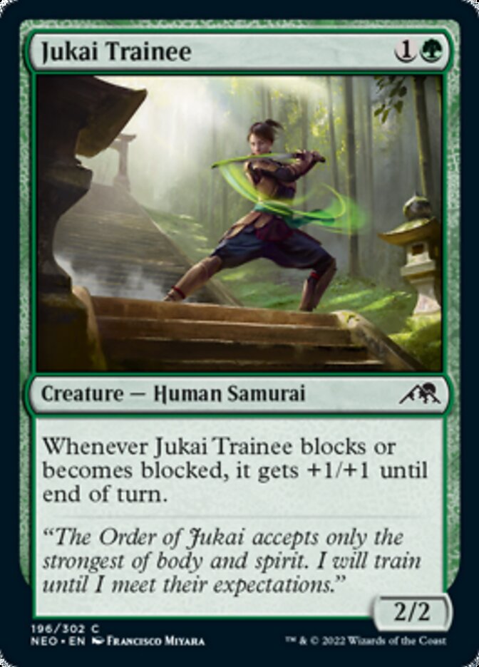 Jukai Trainee [Kamigawa: Neon Dynasty] - Magic: The Gathering - Card Brawlers | Quebec | Canada |