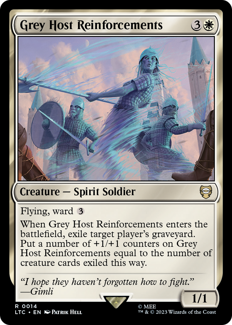 Grey Host Reinforcements [The Lord of the Rings: Tales of Middle-Earth Commander] - Magic: The Gathering - Card Brawlers | Quebec | Canada |