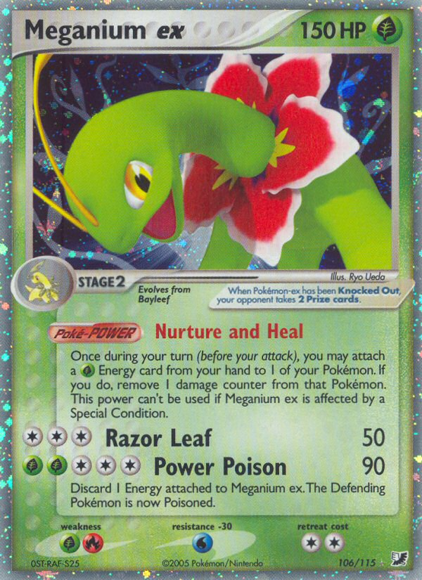 Meganium ex (106/115) [EX: Unseen Forces] - Pokémon - Card Brawlers | Quebec | Canada |