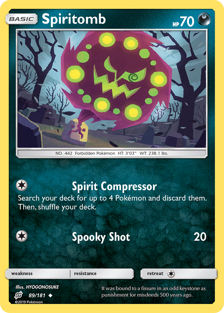 Spiritomb (89/181) [Sun & Moon: Team Up] - Pokémon - Card Brawlers | Quebec | Canada |