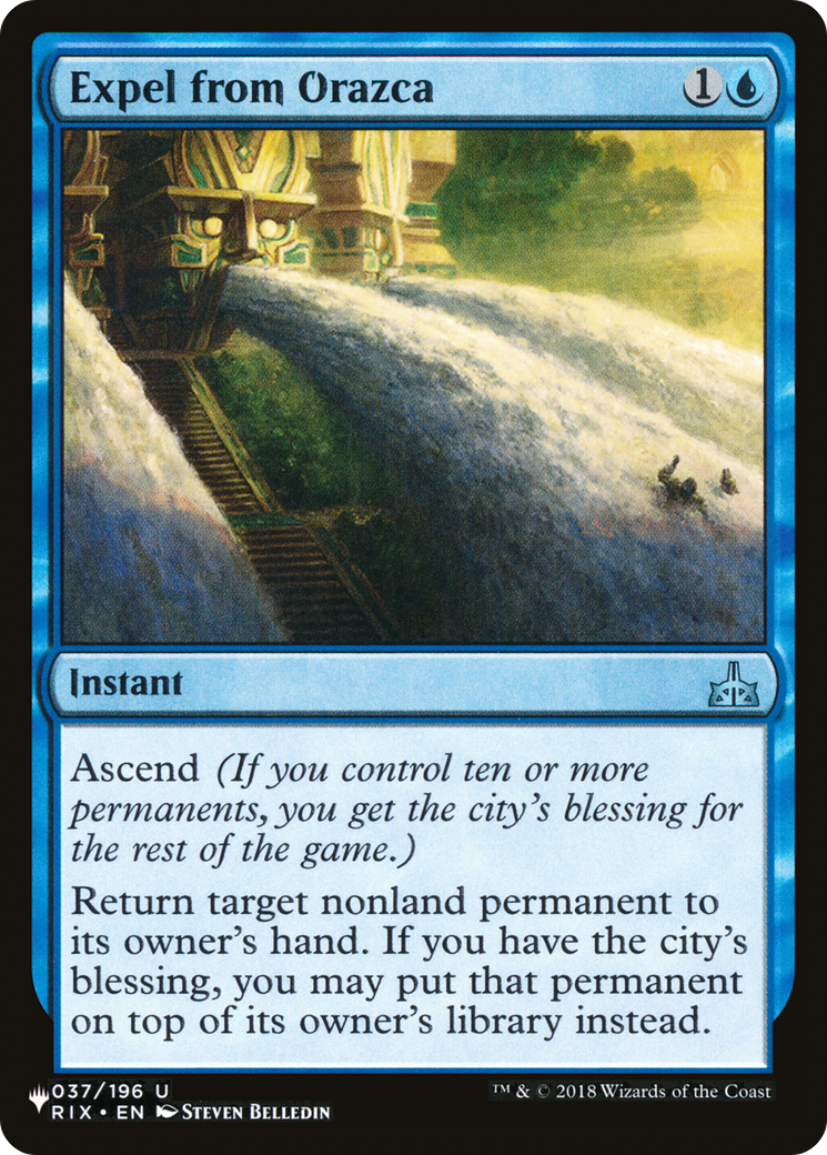 Expel from Orazca [The List] - Magic: The Gathering - Card Brawlers | Quebec | Canada |