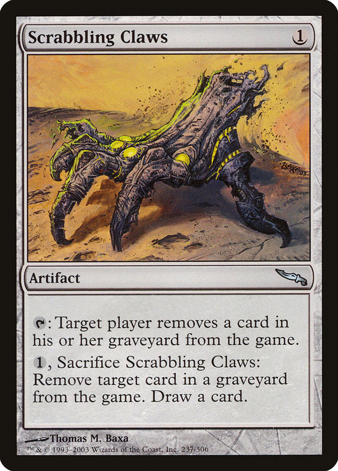 Scrabbling Claws [Mirrodin] - Magic: The Gathering - Card Brawlers | Quebec | Canada |
