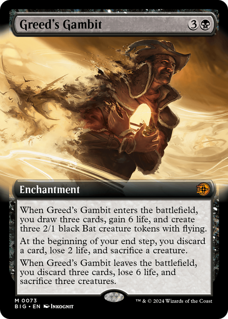 Greed's Gambit (Extended Art) [Outlaws of Thunder Junction: The Big Score] - Magic: The Gathering - Card Brawlers | Quebec | Canada |