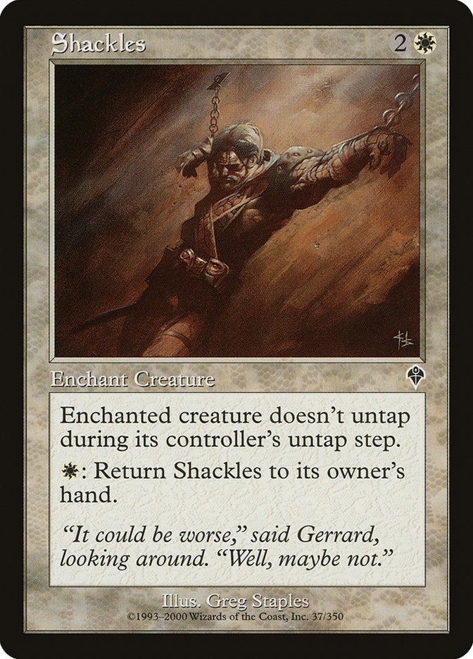 Shackles [Invasion] - Magic: The Gathering - Card Brawlers | Quebec | Canada |