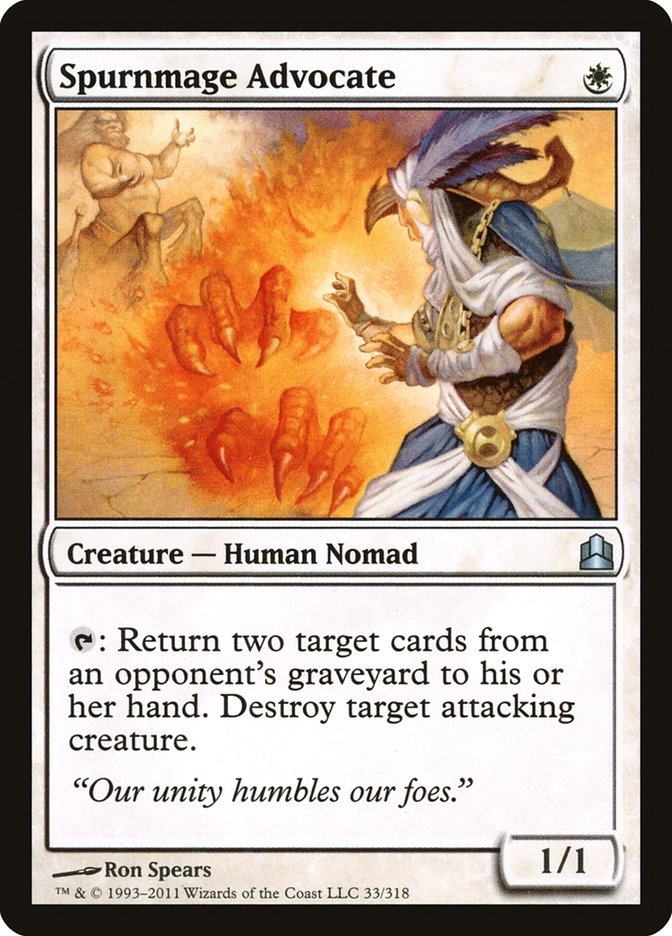 Spurnmage Advocate [Commander 2011] - Magic: The Gathering - Card Brawlers | Quebec | Canada |