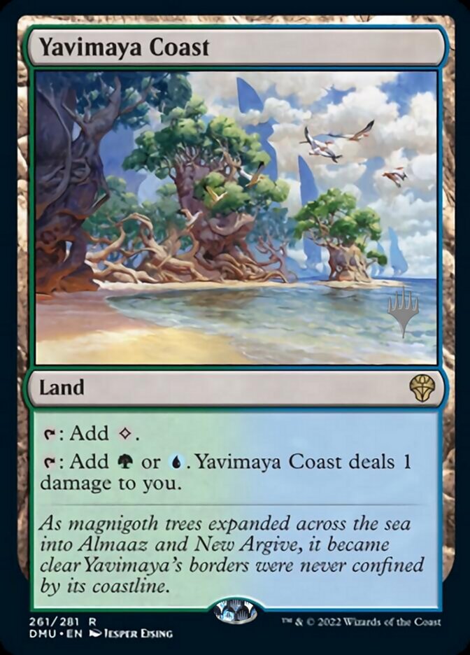 Yavimaya Coast (Promo Pack) [Dominaria United Promos] - Magic: The Gathering - Card Brawlers | Quebec | Canada |