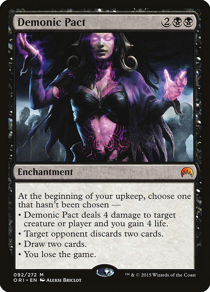 Demonic Pact [Magic Origins] - Magic: The Gathering - Card Brawlers | Quebec | Canada |
