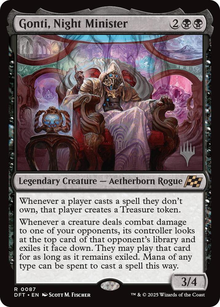 Gonti, Night Minister (Promo Pack) [Aetherdrift Promos] - Magic: The Gathering - Card Brawlers | Quebec | Canada |