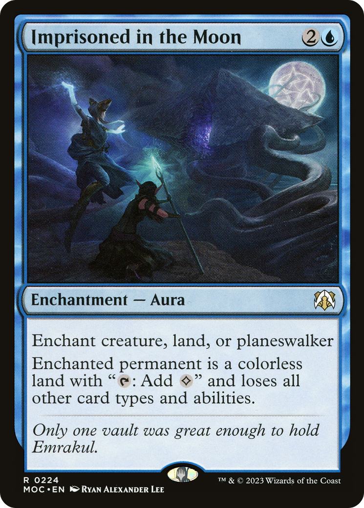 Imprisoned in the Moon [March of the Machine Commander] - Magic: The Gathering - Card Brawlers | Quebec | Canada |