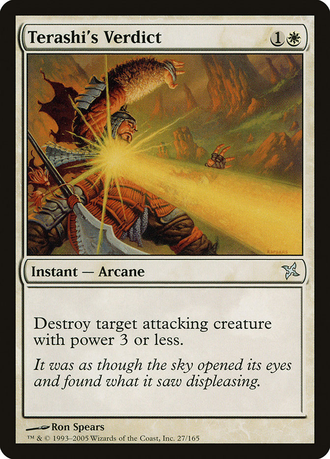 Terashi's Verdict [Betrayers of Kamigawa] - Magic: The Gathering - Card Brawlers | Quebec | Canada |