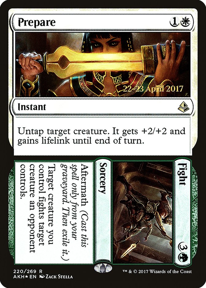 Prepare // Fight [Amonkhet Prerelease Promos] - Magic: The Gathering - Card Brawlers | Quebec | Canada |