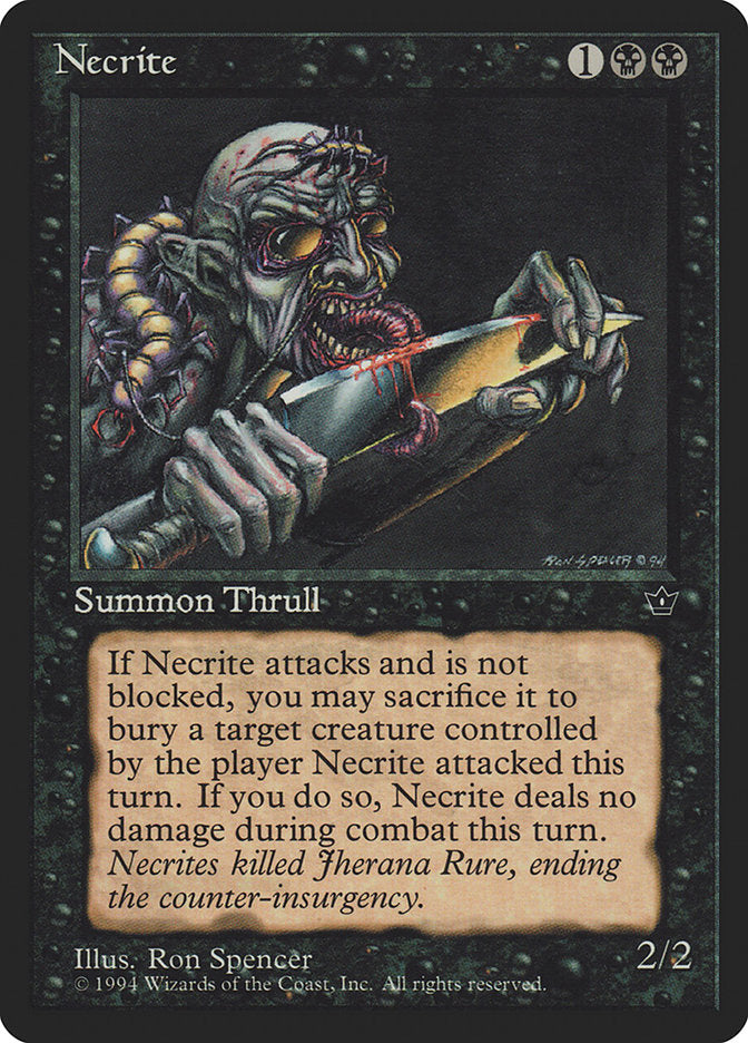 Necrite (Ron Spencer) [Fallen Empires] - Magic: The Gathering - Card Brawlers | Quebec | Canada |