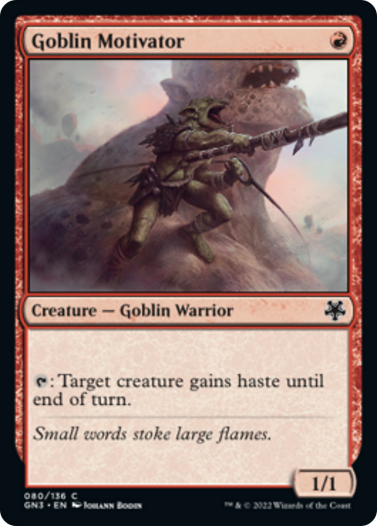 Goblin Motivator [Game Night: Free-for-All] - Magic: The Gathering - Card Brawlers | Quebec | Canada |