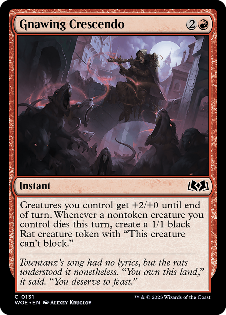 Gnawing Crescendo [Wilds of Eldraine] - Magic: The Gathering - Card Brawlers | Quebec | Canada |