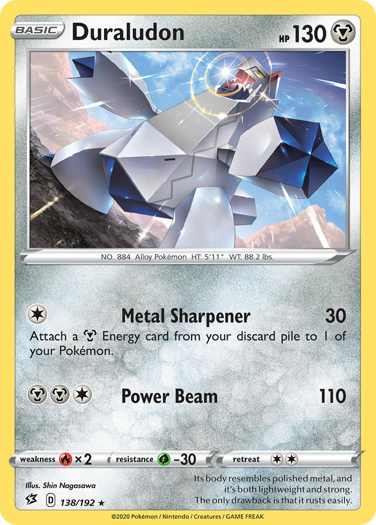 Duraludon (138/192) (Theme Deck Exclusive) [Sword & Shield: Rebel Clash] - Pokémon - Card Brawlers | Quebec | Canada |
