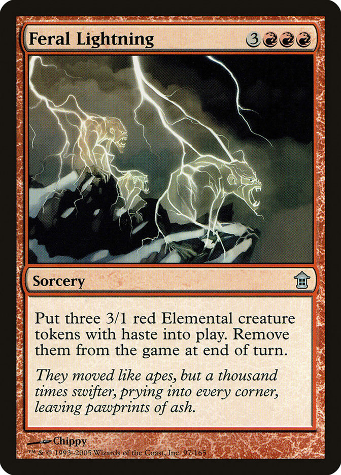 Feral Lightning [Saviors of Kamigawa] - Magic: The Gathering - Card Brawlers | Quebec | Canada |