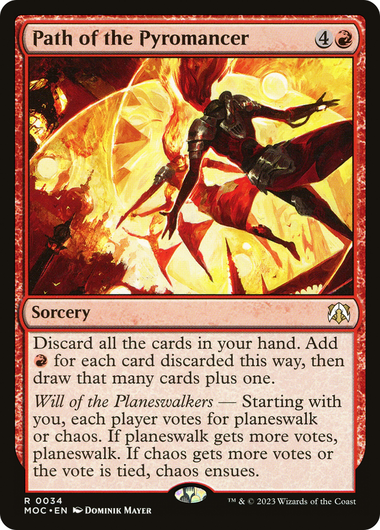 Path of the Pyromancer [March of the Machine Commander] - Magic: The Gathering - Card Brawlers | Quebec | Canada |