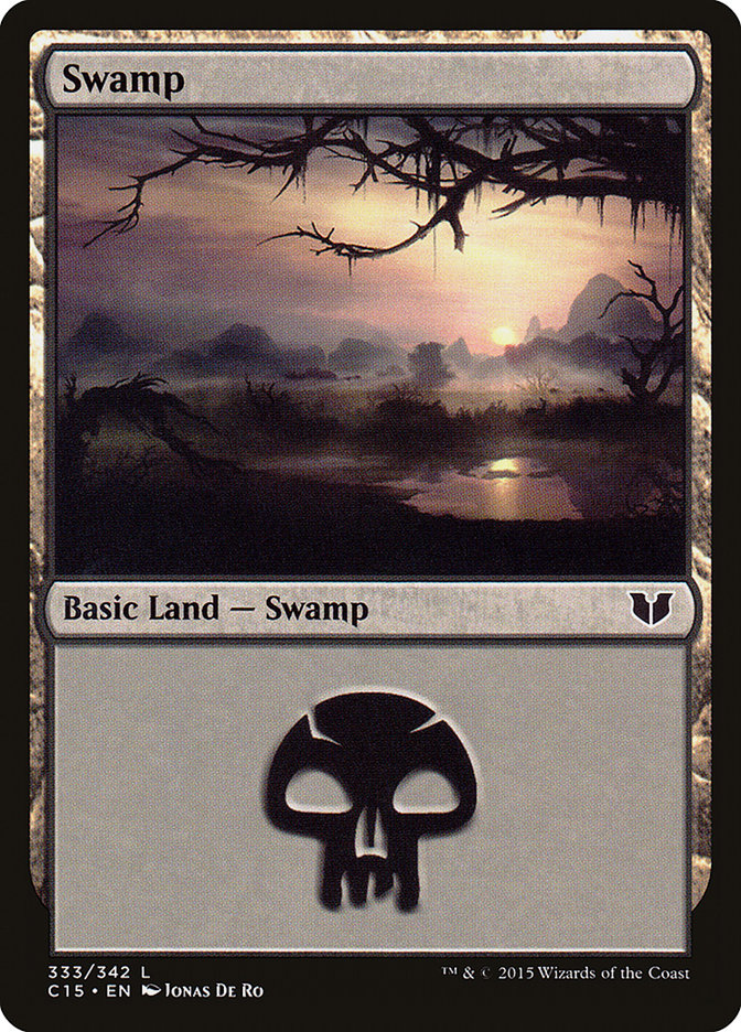 Swamp (333) [Commander 2015] - Magic: The Gathering - Card Brawlers | Quebec | Canada |