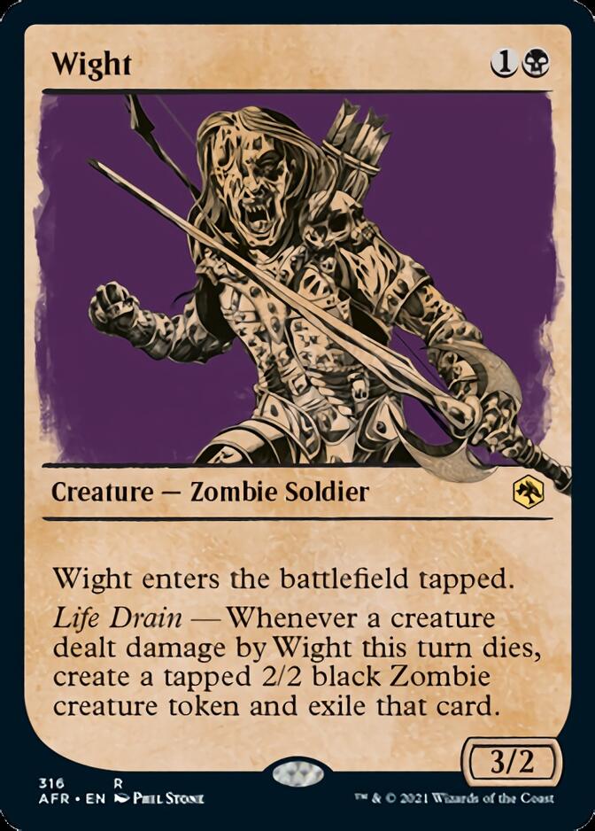 Wight (Showcase) [Dungeons & Dragons: Adventures in the Forgotten Realms] - Magic: The Gathering - Card Brawlers | Quebec | Canada |