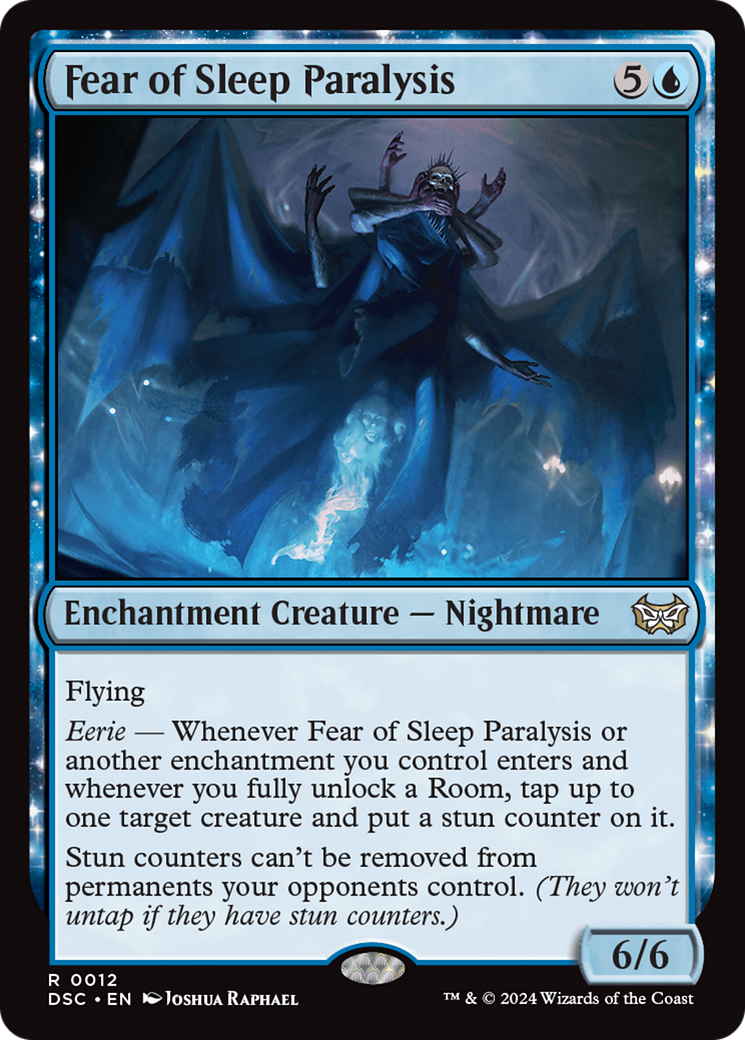 Fear of Sleep Paralysis [Duskmourn: House of Horror Commander] - Magic: The Gathering - Card Brawlers | Quebec | Canada |
