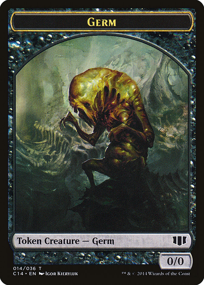 Germ // Zombie (016/036) Double-Sided Token [Commander 2014 Tokens] - Magic: The Gathering - Card Brawlers | Quebec | Canada |