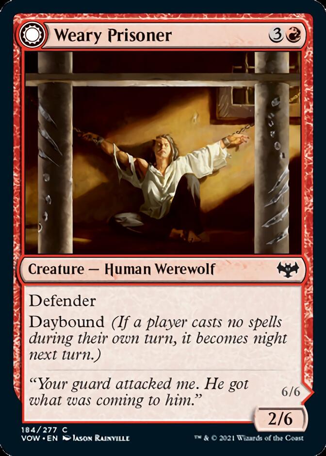 Weary Prisoner // Wrathful Jailbreaker [Innistrad: Crimson Vow] - Magic: The Gathering - Card Brawlers | Quebec | Canada |