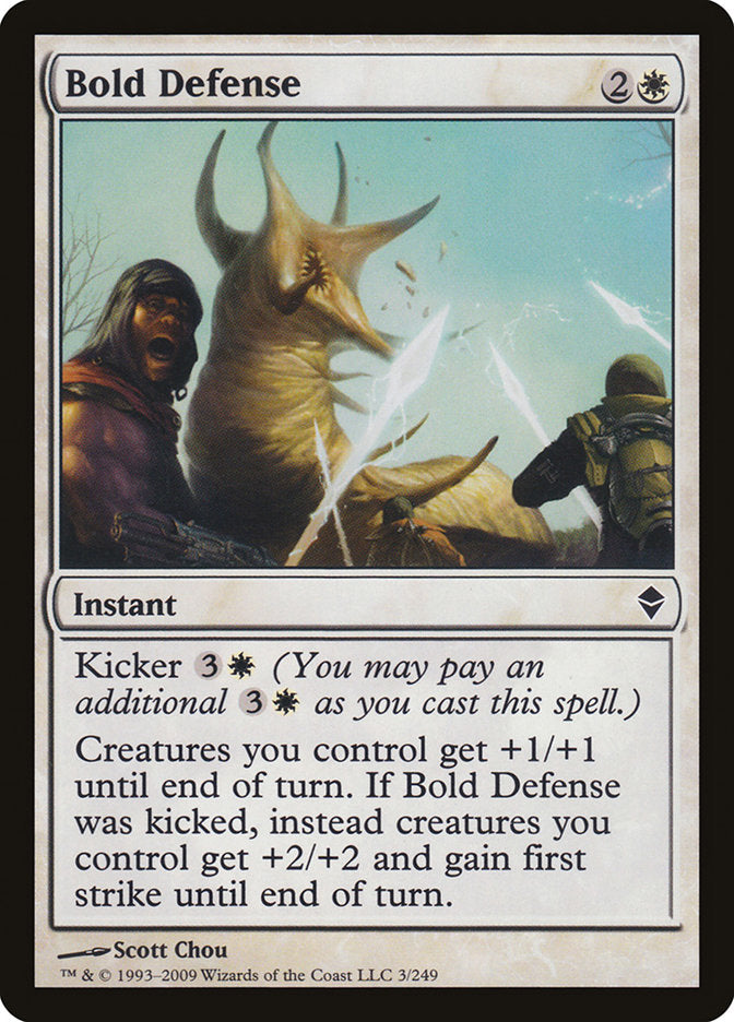 Bold Defense [Zendikar] - Magic: The Gathering - Card Brawlers | Quebec | Canada |